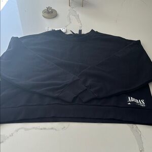Women’s Adidas Black Cropped Sweater